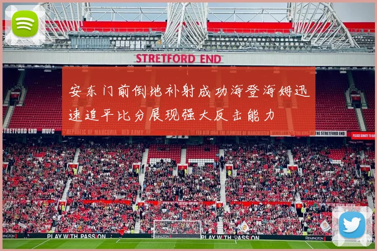 安东门前倒地补射成功海登海姆迅速追平比分展现强大反击能力